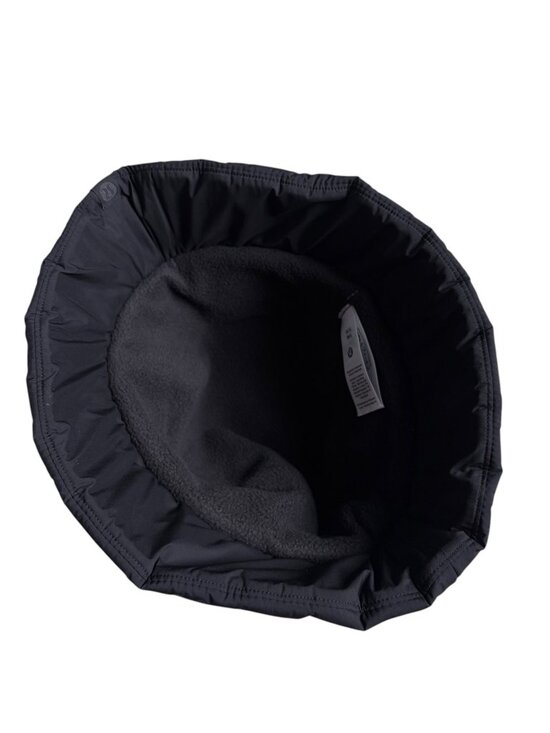 NWT Lululemon Quilted Fleece-Lined Bucket Hat (Black) - Medium / Large main image 2